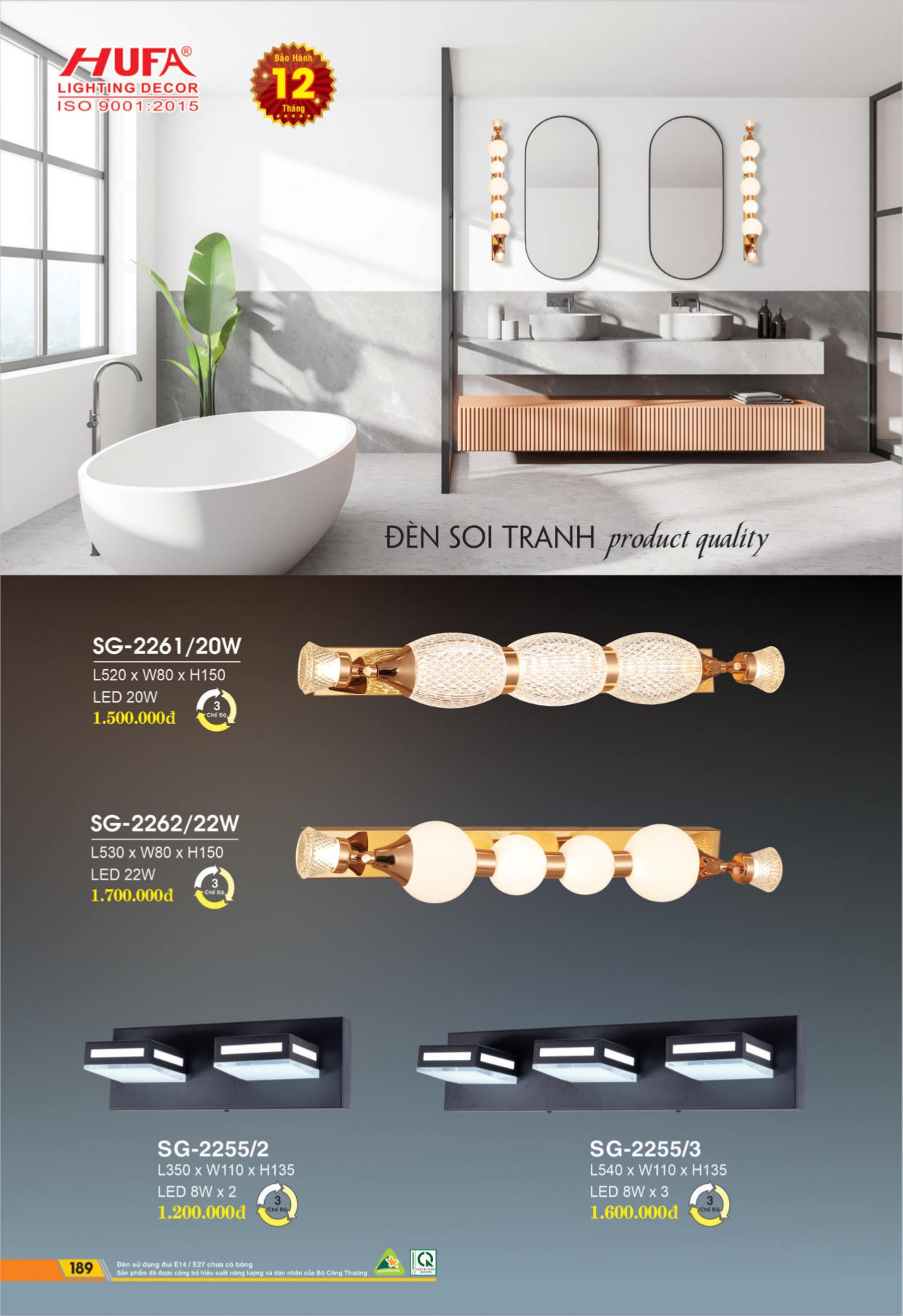 Bảng giá đèn LED HUFA 2026